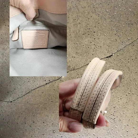 Coach Soho Lynn Leather Hobo Bag in light pink - Picture 3 of 11